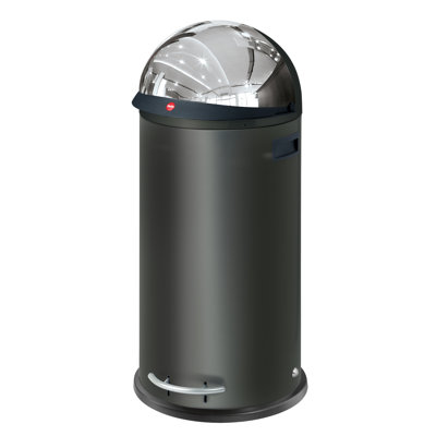 Hailo 50 L Tretmülleimer KickVisier aus Metall & Bewertungen | Wayfair.de